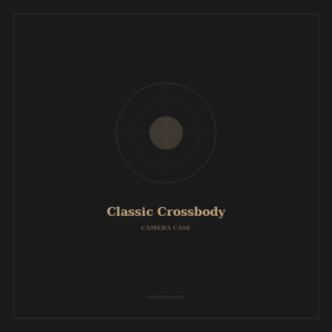 VintageLens Classic Crossbody Camera Case leather bag