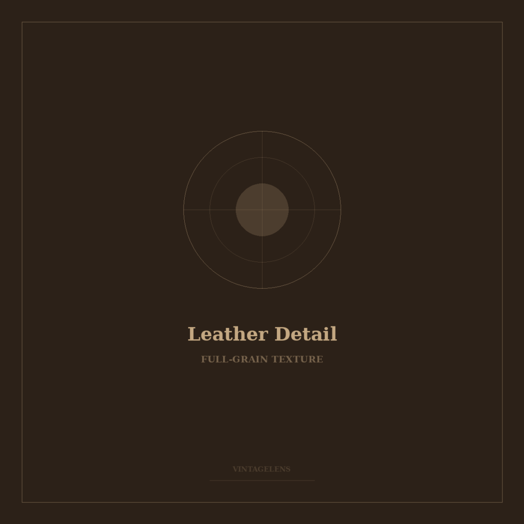 Full-grain leather texture closeup