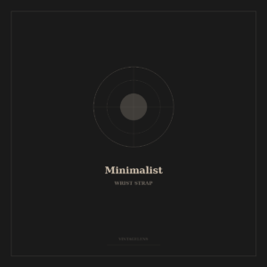 Minimalist Leather Wrist Strap for mirrorless cameras