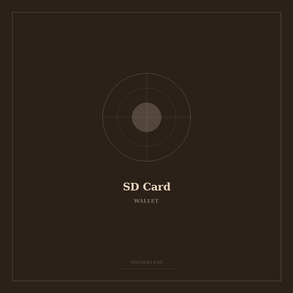 Leather SD Card Wallet