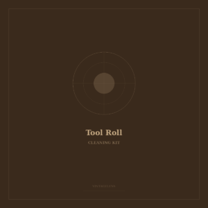 Leather Camera Tool Roll Cleaning Kit